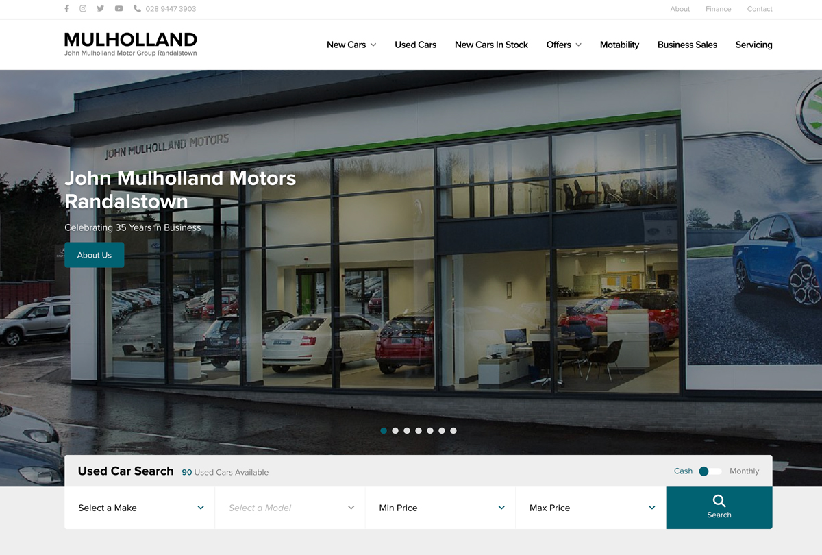 John Mulholland Homepage Preview