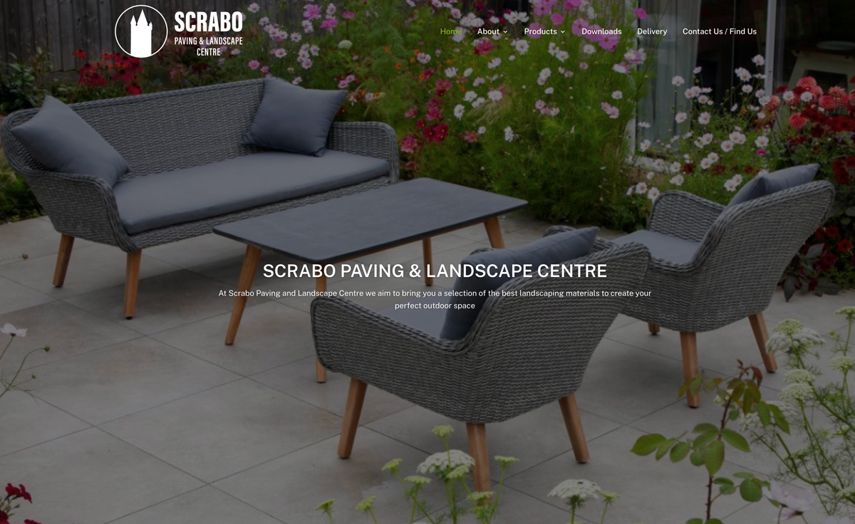 Scrabo Homepage Preview